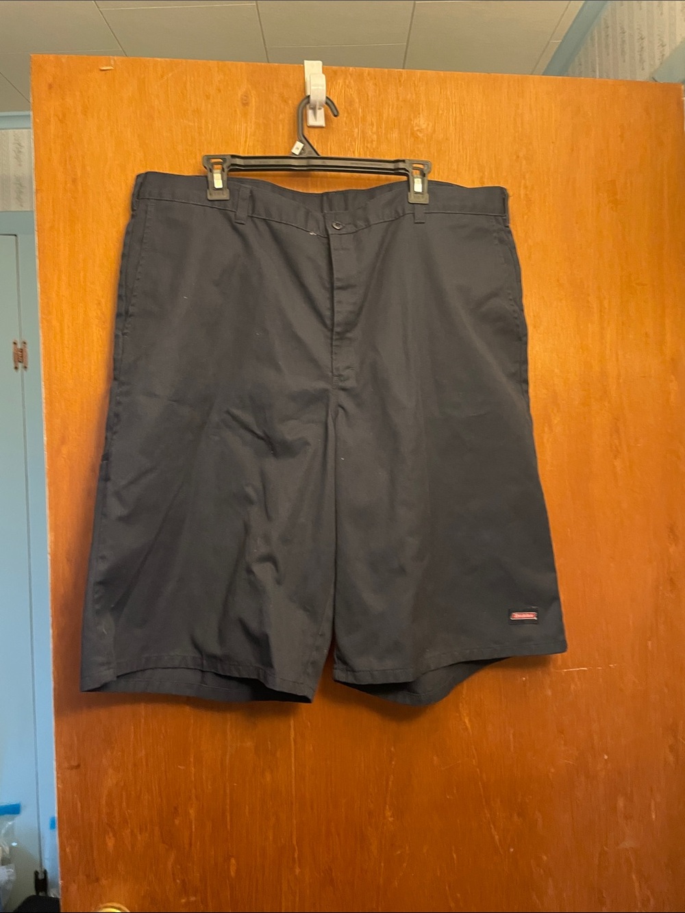 Dickies Men's Black Flat-Front Work Shorts